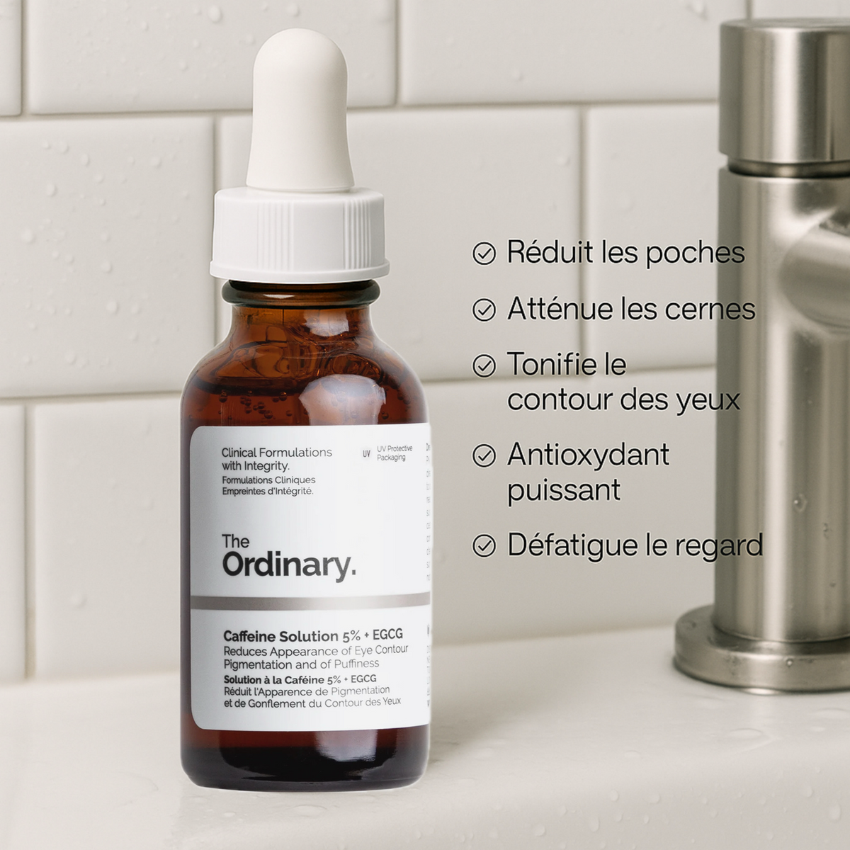Solution de Caféine 5% + EGCG