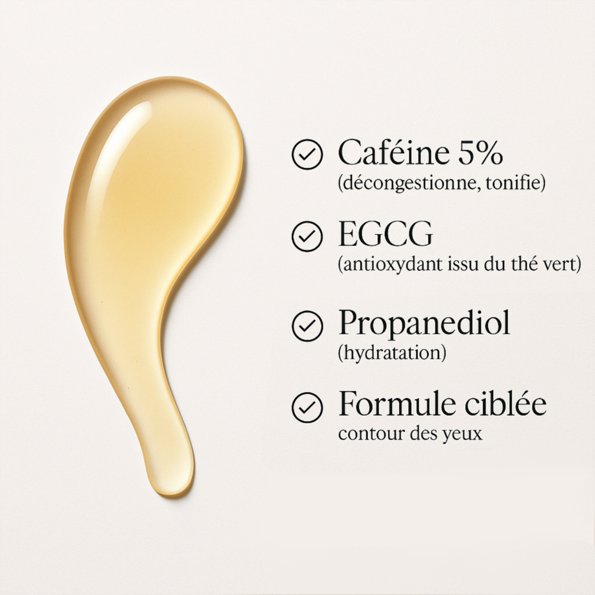 Solution de Caféine 5% + EGCG