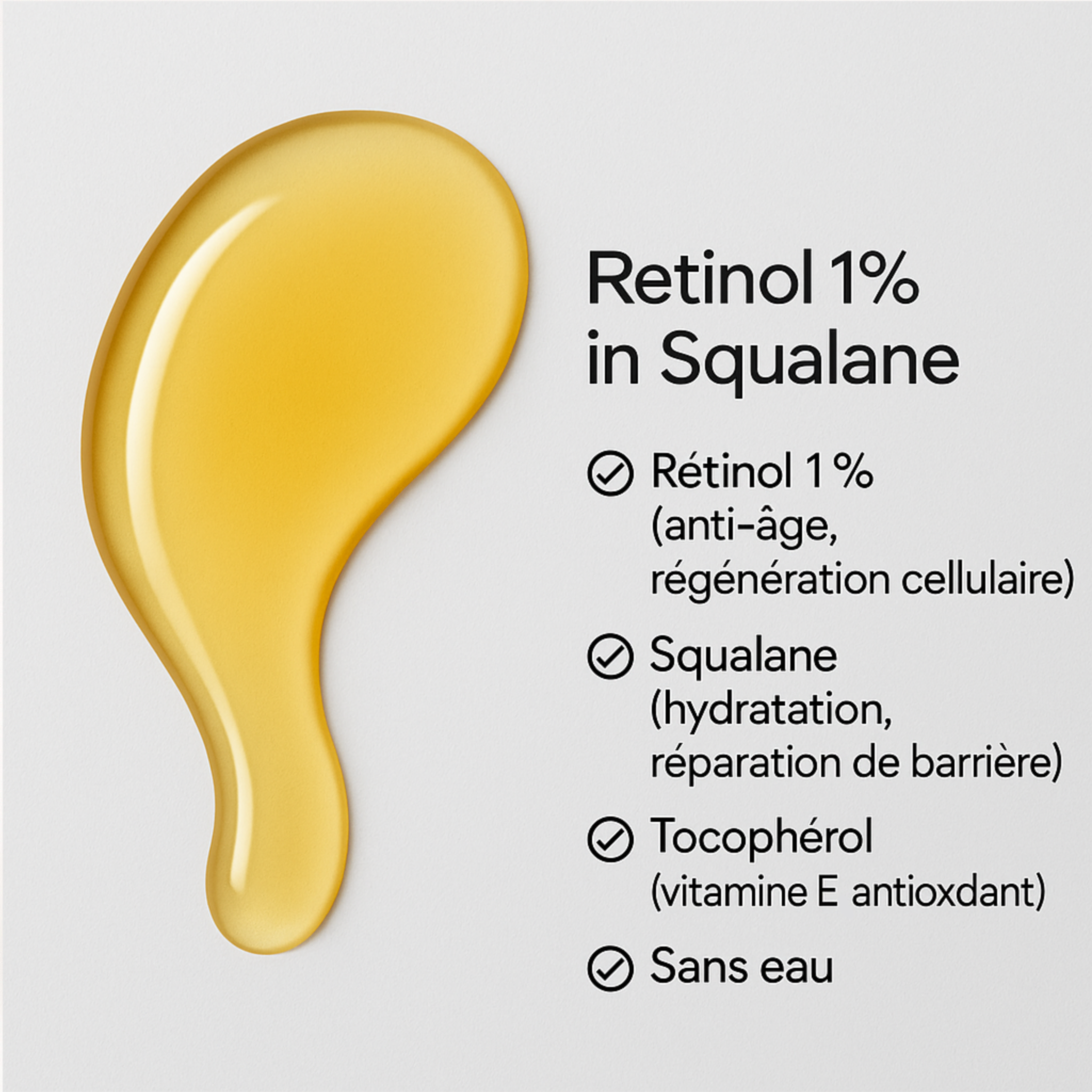 Retinol 1% in squalaan
