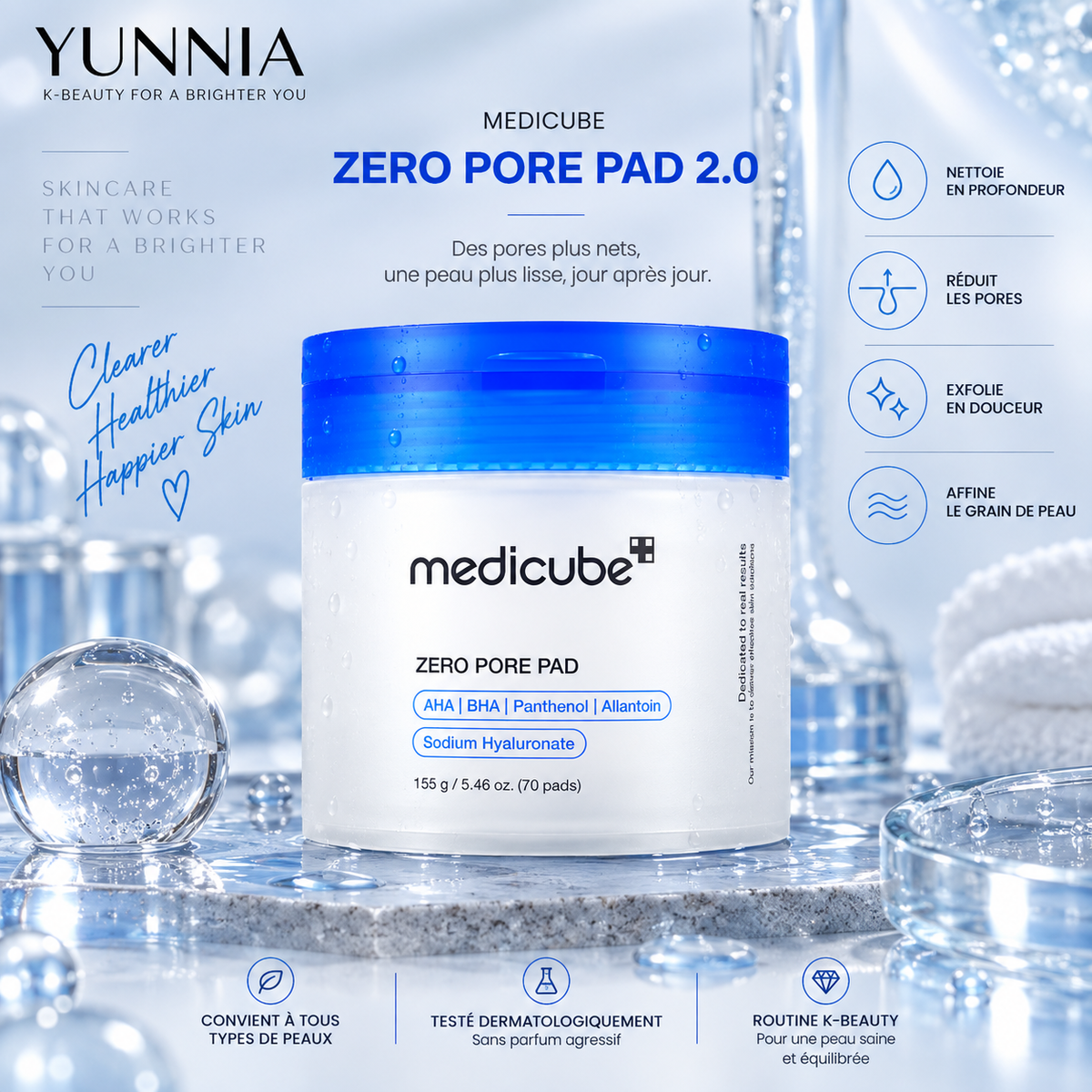 MEDICUBE Zero Pore Pad 2.0 — 70 pads